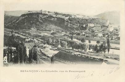 CPA FRANCE 25 "Besançon, la citadelle, vue de Beauregard"