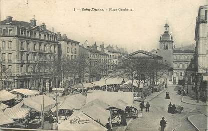 / CPA FRANCE 42 "Saint Etienne, place Gambetta"