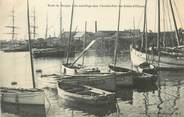 85 Vendee / CPA FRANCE 85 "Etudes de Barques, dans l'arrière port des Sables d'Olonne"