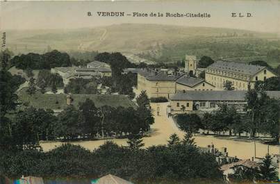 / CPA FRANCE 55 "Verdun, place de la Roche Citadelle"