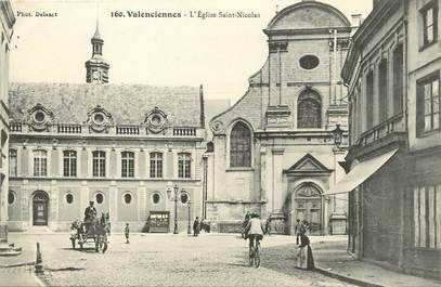 / CPA FRANCE 59 "Valenciennes, l'église Saint Nicolas"