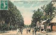 83 Var / CPA FRANCE 83 "Draguignan illustré, le boulevard de l'esplanade"