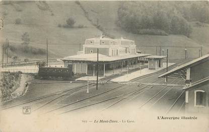 / CPA FRANCE 63 "Le Mont Dore, la gare"