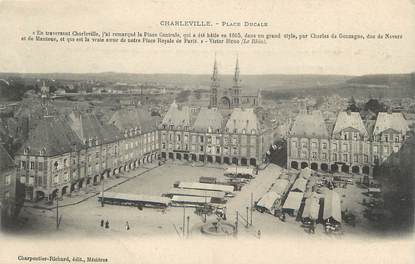 / CPA FRANCE 08 "Charleville Mézières, place Ducale "