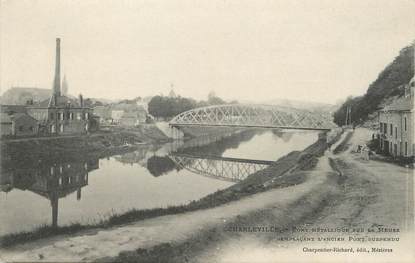 / CPA FRANCE 08 "Charleville, pont métallique sur la Meuse"