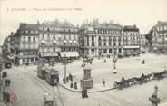 49 Maine Et Loire / CPA FRANCE 49 "Angers, place du ralliement et la poste"