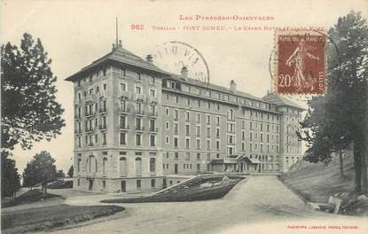 / CPA FRANCE 66 "Font Romeu, le grand hôtel"