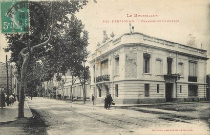 / CPA FRANCE 66 "Perpignan, chambre de commerce"