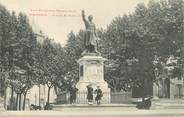 66 PyrÉnÉe Orientale / CPA FRANCE 66 "Perpignan, statue et place Arago"