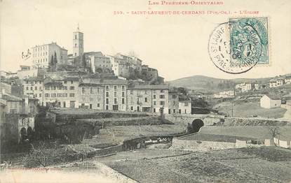 / CPA FRANCE 66 "Saint Laurent de Cerdans, l'église"