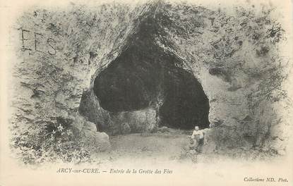 CPA FRANCE 89 "Arcy sur Cure, la grotte des fées"