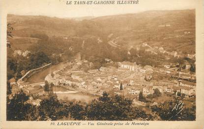 / CPA FRANCE 82 "Laguépie, vue générale prise de Montaigu"