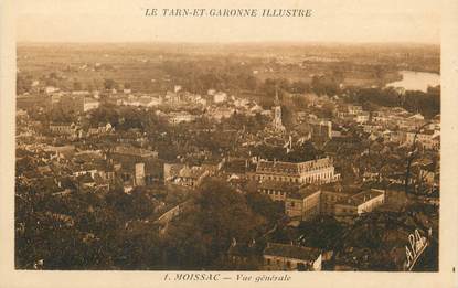 / CPA FRANCE 82 "Moissac, vue générale"