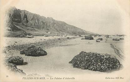 CPA FRANCE 14 "Villers sur mer, Falaises d'Auberville"