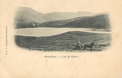 CPA FRANCE 63 "Mont Dore, lac de Guéry"