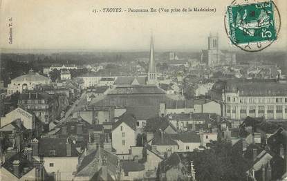 / CPA FRANCE 10 "Troyes, panorama est"