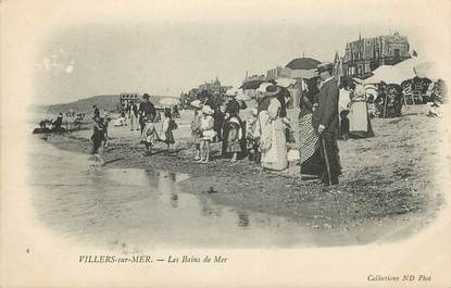 CPA FRANCE 14 "Villers sur Mer, les Bains de mer"