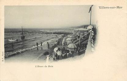 CPA FRANCE 14 "Villers sur Mer, L'Heure du Bain"