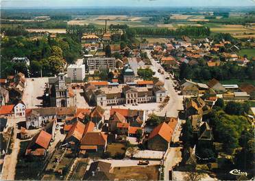 / CPSM FRANCE 21 "Brazey en Plaine, vue générale aérienne"