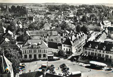 / CPSM FRANCE 21 "Chatillon sur Seine, la grande place et la poste"