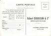 / CPSM FRANCE 21 "Chorey Les Beaune, Robert Debuisson et Cie" / CARTE PUBLICITAIRE