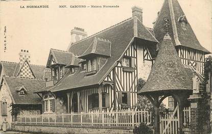 CPA FRANCE 14 "Cabourg, maison normande" / ARCHITECTURE