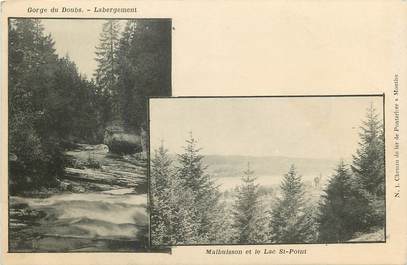 CPA FRANCE 25 "Gorge du Doubs, Labergement, Malbuisson"