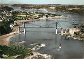 22 Cote D'armor / CPSM FRANCE 22 "Lézardieux, le pont suspendu et la baie"