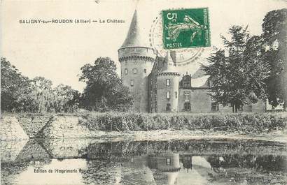 CPA FRANCE 03 "Saligny sur Roudon, le chateau"