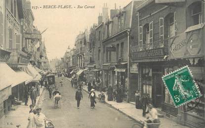 / CPA FRANCE 62 "Berck Plage, rue Carnot "