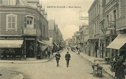 / CPA FRANCE 62 "Berck Plage, Rue Carnot "