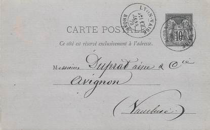 / CPA FRANCE 69 "Lyon, 1879 H. Maubert"