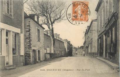 / CPA FRANCE 53 "Montsurs, rue du pont"