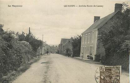 / CPA FRANCE 53 "Le Horps, arrivée route de Lassay"