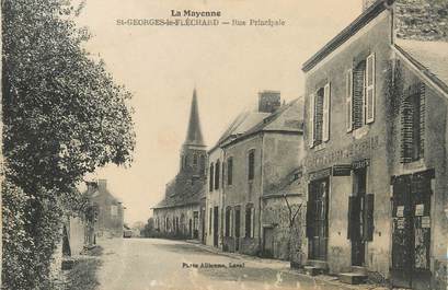 / CPA FRANCE 53 "Saint Georges le Fléchard, rue principale"