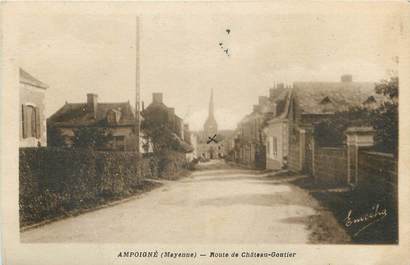 / CPA FRANCE 53 "Ampoigné, route de Château Gontier"
