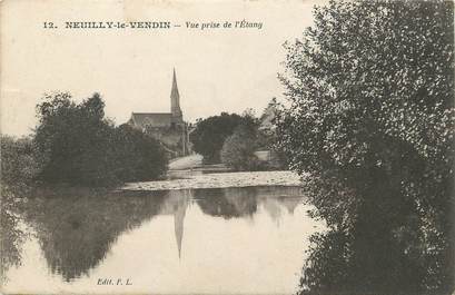 / CPA FRANCE 53 "Neuilly le Vendin, vue prise de l'étang"