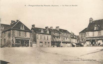 / CPA FRANCE 53 "Fougerolles du Plessis, la place du marché"