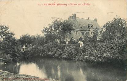/ CPA FRANCE 53 "Blandouet, château de la vallée"