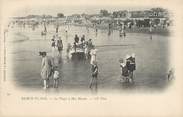 62 Pa De Calai / CPA FRANCE 62 "Berck plage, la plage à Mer Haute "