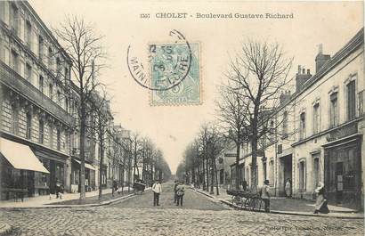 / CPA FRANCE 49 "Cholet, Bld Gustave Richard"