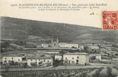 / CPA FRANCE 69 "Saint Joseph en Beaujolais, vue générale"