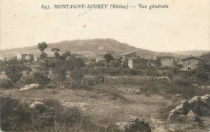 / CPA FRANCE 69 "Montagny Sourcy, vue générale"
