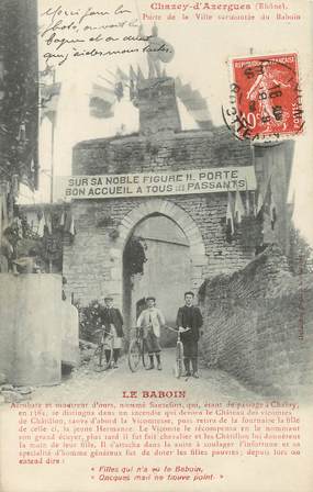 / CPA FRANCE 69 "Chazey d'Azergues, porte de la ville"