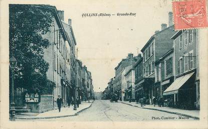 / CPA FRANCE 69 "Oullins, grande rue"