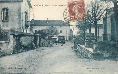 / CPA FRANCE 69 "Chénas, la mairie"