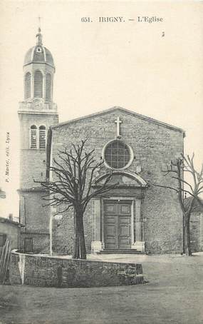 / CPA FRANCE 69 "Irigny, l'église"