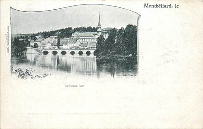 CPA FRANCE 25 "Montbéliard, le grand pont"