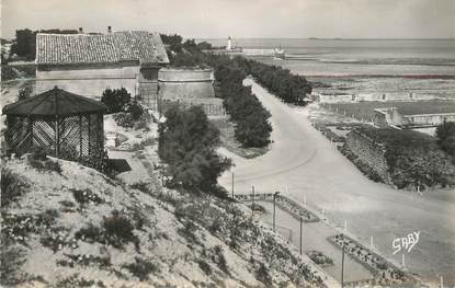 / CPSM FRANCE 17 "Ile de Ré, jardins de l'entrée de la Citadelle"