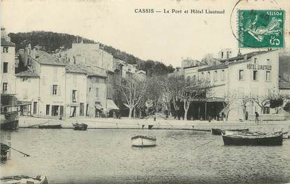 / CPA FRANCE 13 "Cassis, le port et hôtel Liautaud"